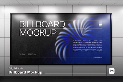 Billboard Mockup gift box mockup mockups photoshop