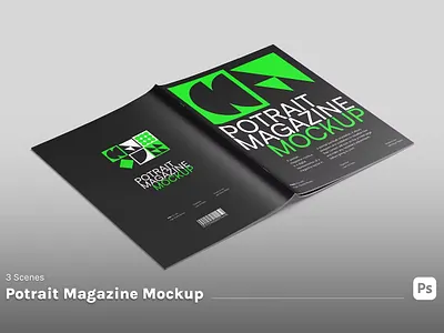 Magazine Mockup gift box mockup mockups photoshop