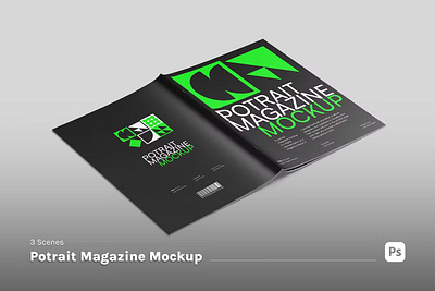 Magazine Mockup gift box mockup mockups photoshop
