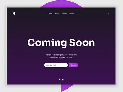 Coming Soon coming soon design landing page ui ux