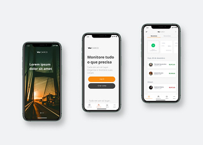 Logistics monitoring - UI Design branding design app design de marca design interface identity design