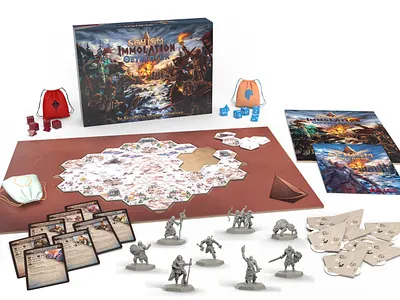 Tabletop Board Game 3D Render 3d gaming graphic design tabletop gaming