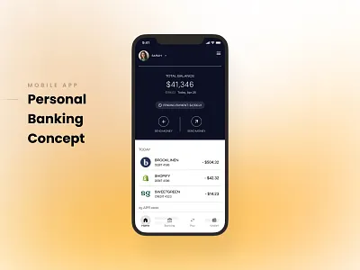 Finance App Concept app banking design finance mobile product design trending ui ux