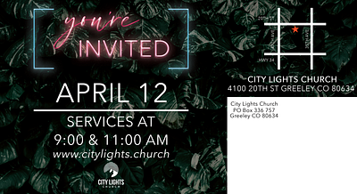 Church Mailer design graphic design nonprofit print design