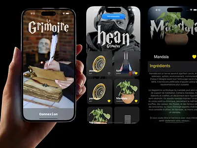 Le Grimoire design engineer ios ios16 iphone magic magie mobile programmation swift swiftui ui