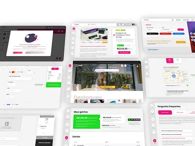 Seren.app adobe photoshop dashboard e commerce startup