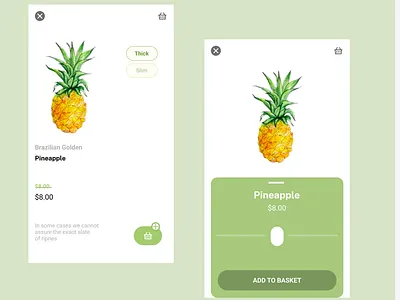 Pineapple app design ui ux