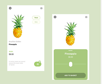 Pineapple app design ui ux