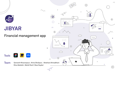 Financial management app case study figma financial management app product design