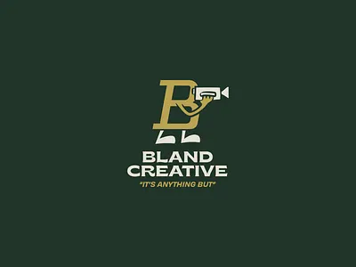 Bland Creative & Video Services agency logo identity logo mascot video