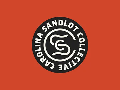 Carolina Sandlot Collection - Monogram & Badge badge baseball monogram north carolina raleigh sandlot