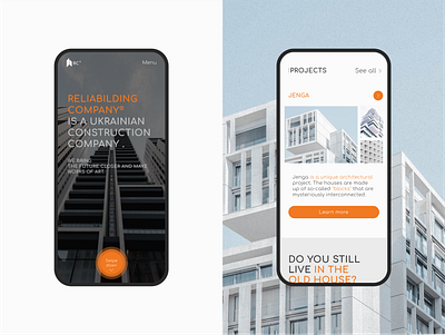 Reliabilding company design figma site ui uidesign ux uxdesign uxui web webdesign website