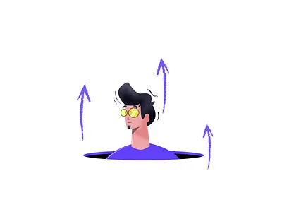 Hole to another universe illustration design 3d animation branding character design graphic design illustration logo mobile motion graphics ui ux vector