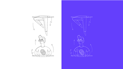 Hole to another universe illustration design 3d animation branding character design graphic design illustration logo mobile motion graphics ui ux vector