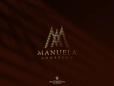 MANUELA ANDERSON am logo branding design flat graphic design icon illustration logo luxury logo ma logo typography ui vector