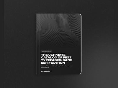 The Ultimate Catalog of Free Typefaces: Sans Serif Edition 3d branding catalog design font free graphic design hero illustration landing page logo typography ui ux vector web