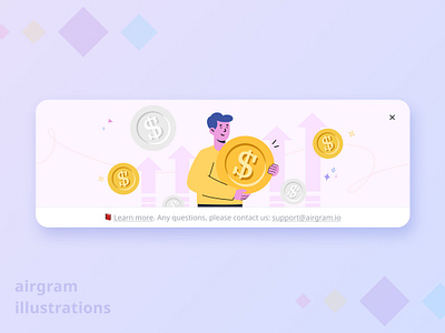 illustrations of Airgram app branding character design design graphic design illustration logo ui ux