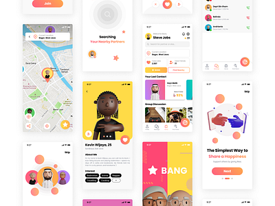 Temenin : Mobile App Design 3d app app design application branding design graphic design mobile app mockup platform tinder ui ui ux
