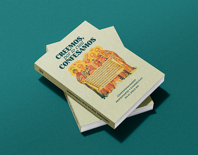 Creemos, por lo cual confesamos book book cover cover design graphic design layout print