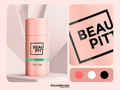 BEAU PITT – All Natural Deodorant | Designed by PixelsStudio