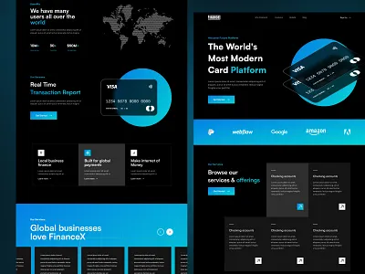 Finance Landing Page design finance finance website graphic design landing page landing page design ui ui design ux web web design website website design