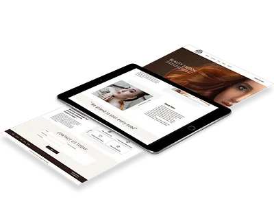 Website for beauty salon design web web design website