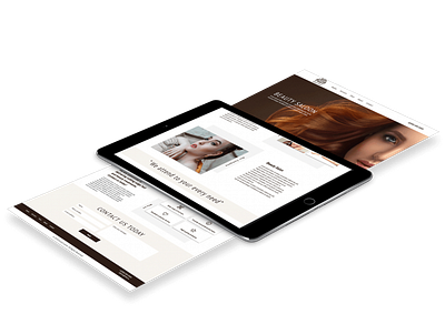 Website for beauty salon design web web design website