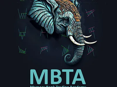 MBTA logo design witha Techy Elephant ai brand design branding chart analysis sevice logo cirtual concept art concept design creative design crypto logo currency graphic design illustration logo midjourney