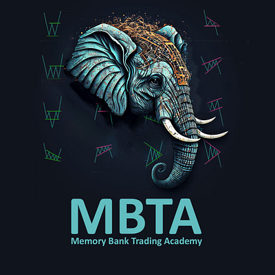 MBTA logo design witha Techy Elephant ai brand design branding chart analysis sevice logo cirtual concept art concept design creative design crypto logo currency graphic design illustration logo midjourney