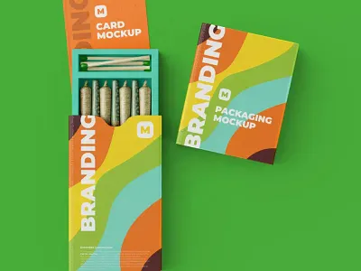 Child Resistant Pre Roll Box With Matches pre roll