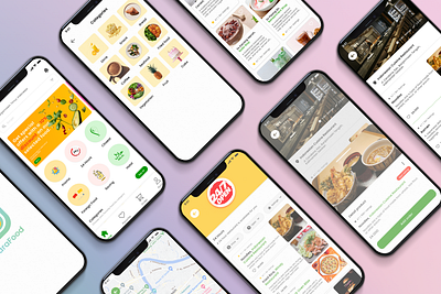 Narafood | Food Delivery App app design case study design exploration food delivery home page narafood ui ux