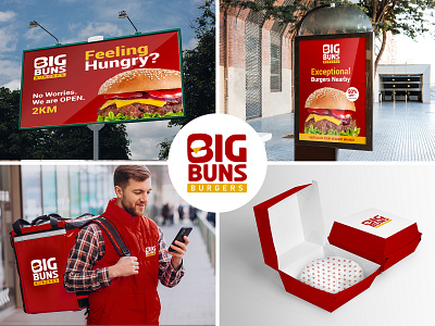 Big Buns Burgers bigbuns bigbunsburgers burger burgers mockups