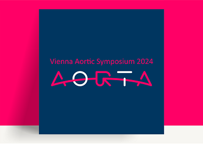 Aorta design icon illustration logo typography логотип типография