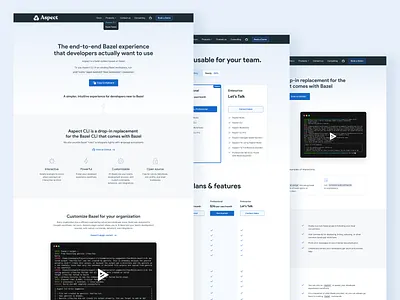 Bazel plugins website bazel clean design dev website development figma minimal plugin presentation price price table responsive saas saas website ui ux web webflow website website design
