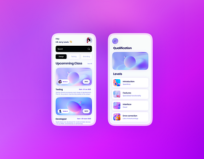 UI for mobile app app brand branding design figma ui