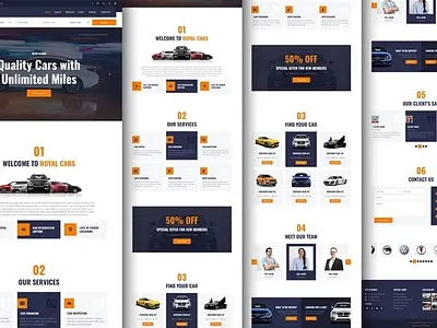Car rental website design car rental reactjs ui ui website wordpres