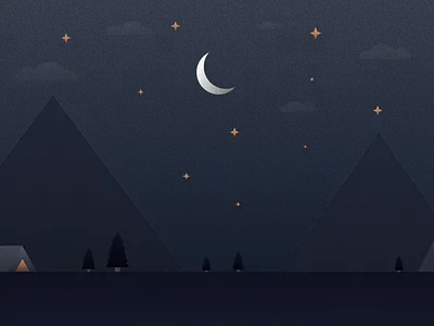 Camping Illustration done in Figma. design flat illustration