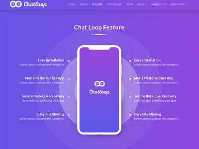 chatloop feature design cgatloop website app chatloop chatloop design website
