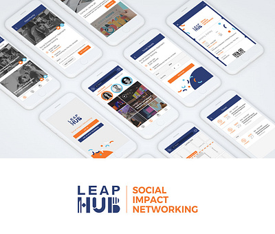 Leap Hub_Branding branding design graphic design logo typography ui ux