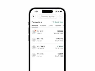 P—T 04 app b2b clean clear com e commerce ecommerce finance list minimal mobile payment product retail trade transaction ui ux