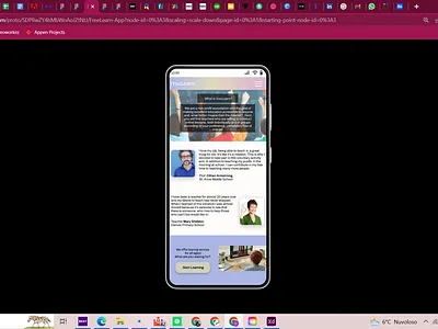 FreeLearn app branding design graphic design ui ux