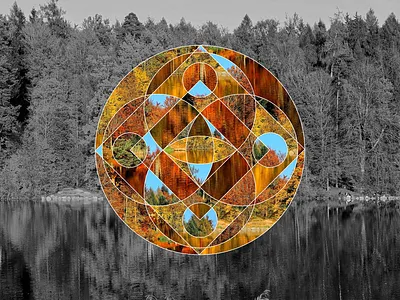 Digital Art: Autumn abstract abstract art abstractart adobe adobe photoshop art autumn design digital digital art digitalart fall geometric graphic graphic design graphicdesign graphics ornamental photoshop photoshop cc