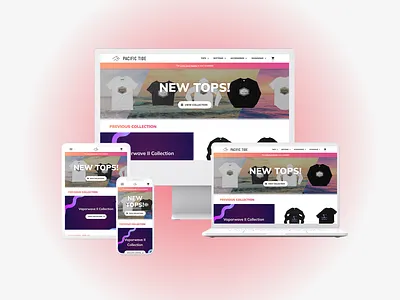Website: Pacific Tide Clothing & Apparel apparel apparel design appareldesign brand brand design branding clothing clothing brand clothingbrand design development digital e commerce ecommerce store web web design web development webdesign webdevelopment