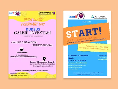 Poster for LearnIT design graphic design logo ui ux