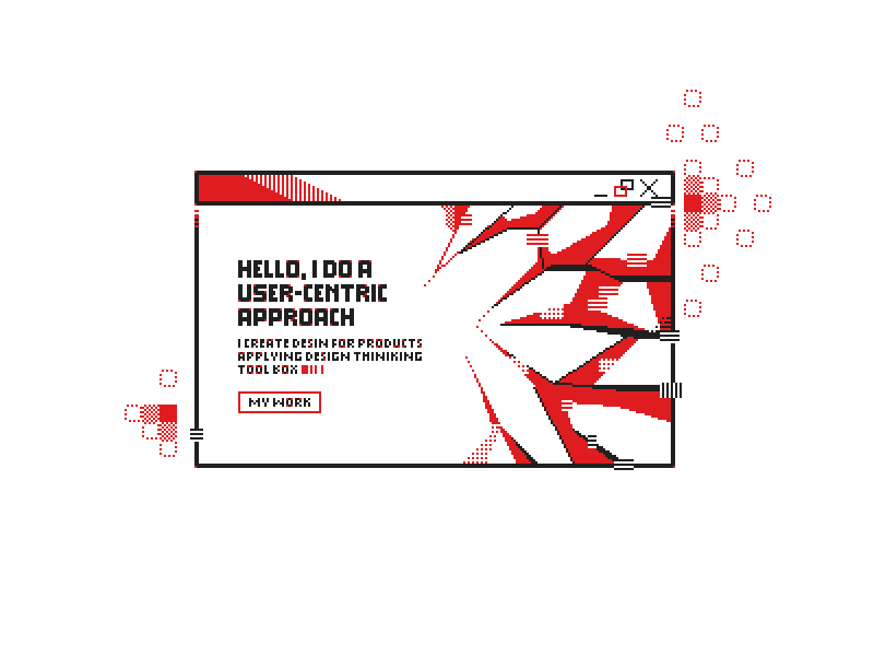 UI/UX Pixelart Window by Dimm🔥 on Dribbble