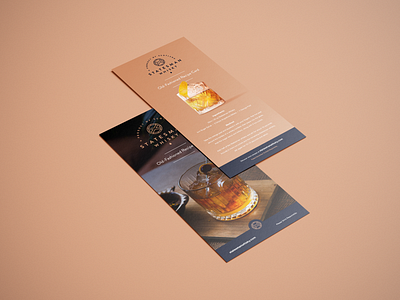 Statesman Whisky - Recipe Cards brand assets branding brochure design design design for print graphic design icon logo logo design minimal print