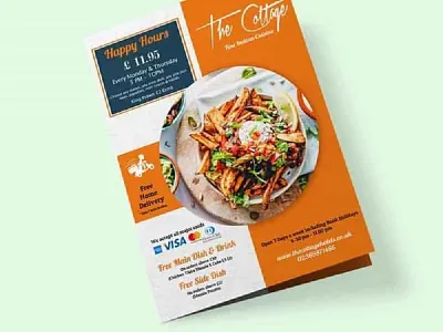 Half-Fold Leaflet Printing | Fold Leaflets & Flyers in UK half fold leaflets design