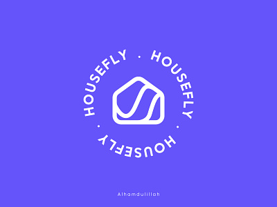 Housefly Logo 2 letter logo design best dribbble shots brand identity branding building logo colorful logo housefly logo houselogo logoinspirations monogram logo property logo real estate agency real estate logo rimongraphics