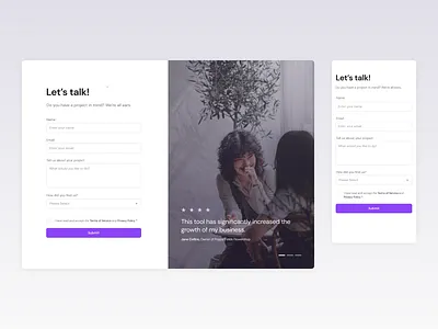 Contact Form - Snap.io clean design contact form design desktop form minimal product design ui user interface ux