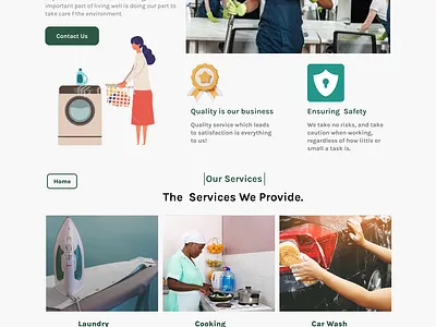 Professional Cleaning Service app design ui ux